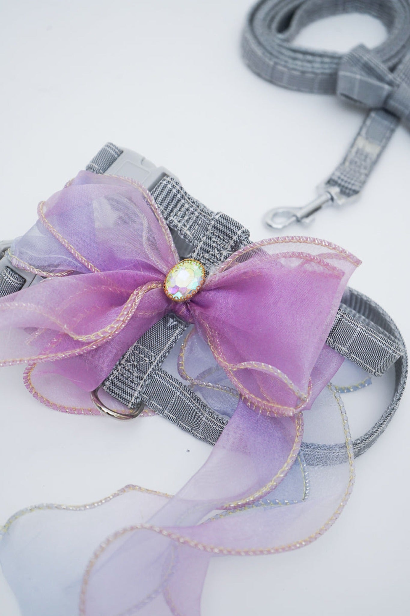 Gradient Mesh Butterfly Harness For Dog (leash included)