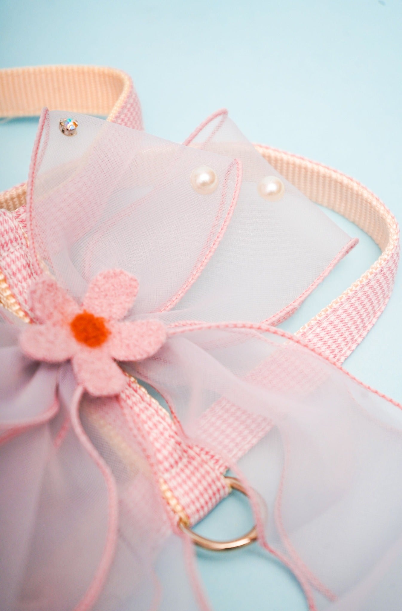 Cherry Blossom Harness Set For Cat (leash included)