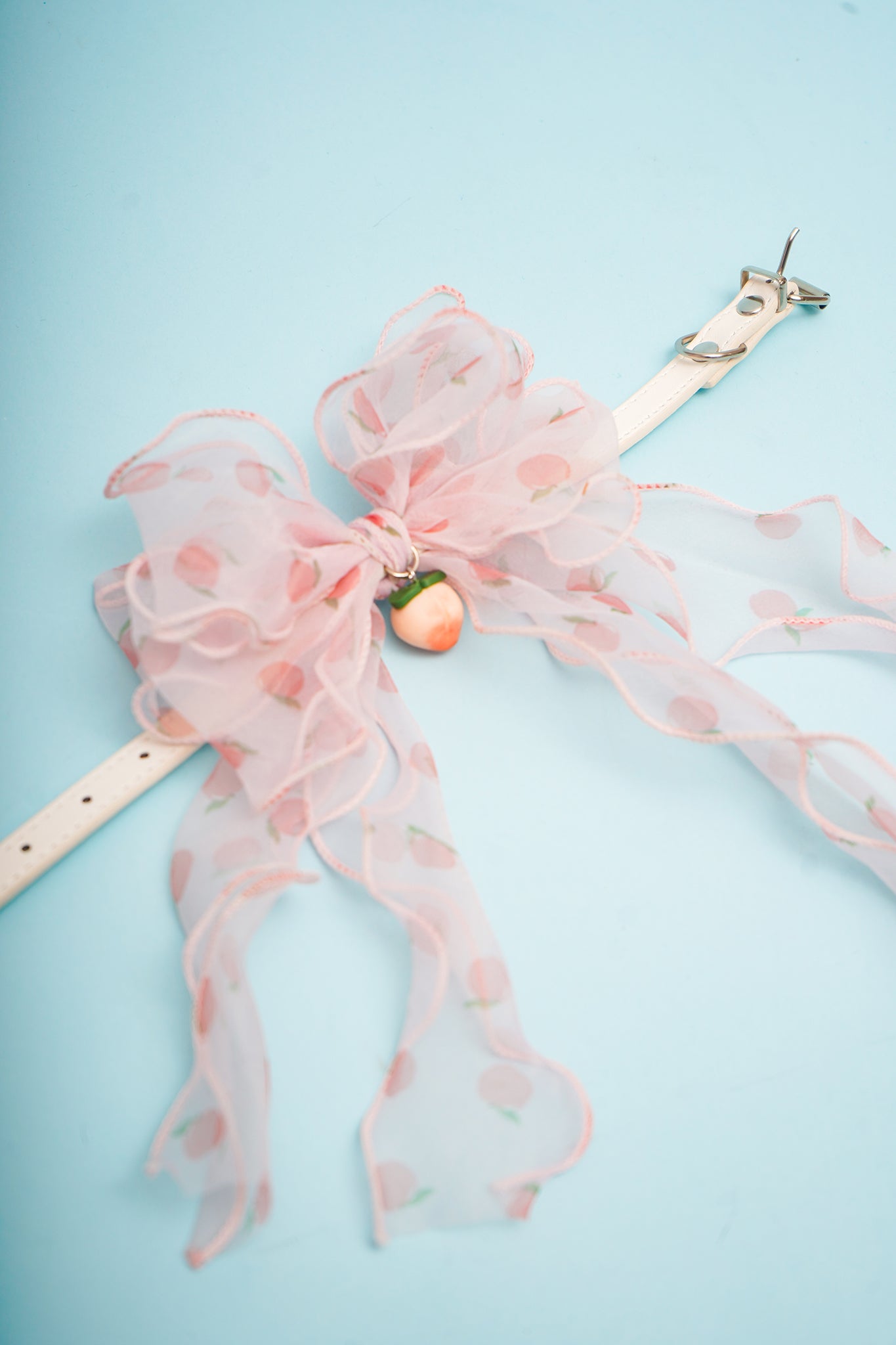 Peach Dream Bowtie Collar For Cat