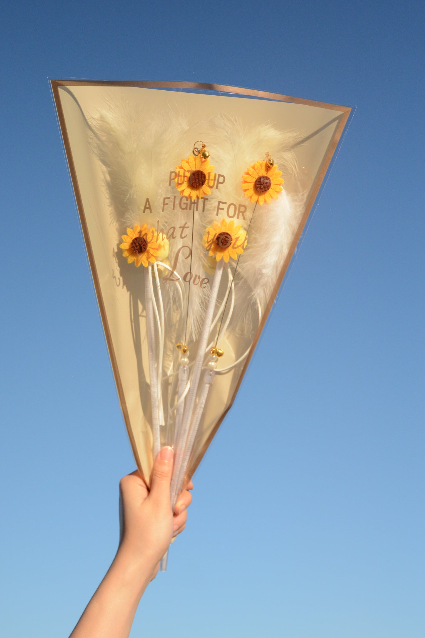 Cat Teaser Bouquet Wrapping