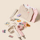 Purry Purry Customizable Dog Harness Set – Personalized Patches + Matching Leash, Adjustable