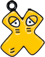 Cartoon Letter Charm Collection
