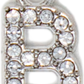 Diamond Letter Silver Charm Collection
