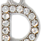 Diamond Letter Silver Charm Collection