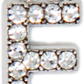 Diamond Letter Silver Charm Collection