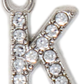 Diamond Letter Silver Charm Collection