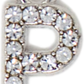 Diamond Letter Silver Charm Collection