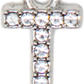 Diamond Letter Silver Charm Collection