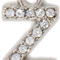 Diamond Letter Silver Charm Collection