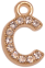 Diamond Letter Charm Collection