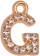 Diamond Letter Charm Collection