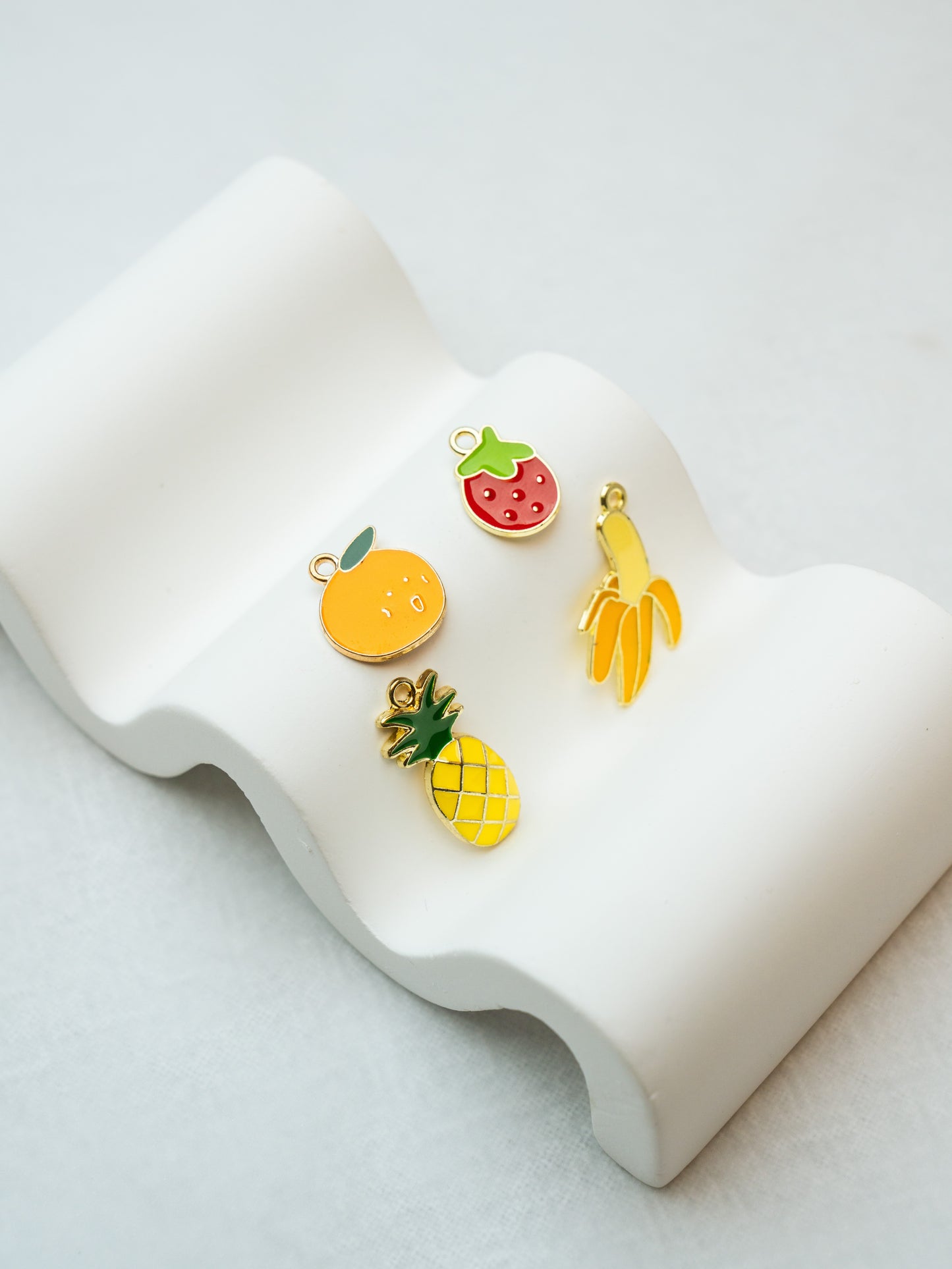 Metal Fruit Charm Collection