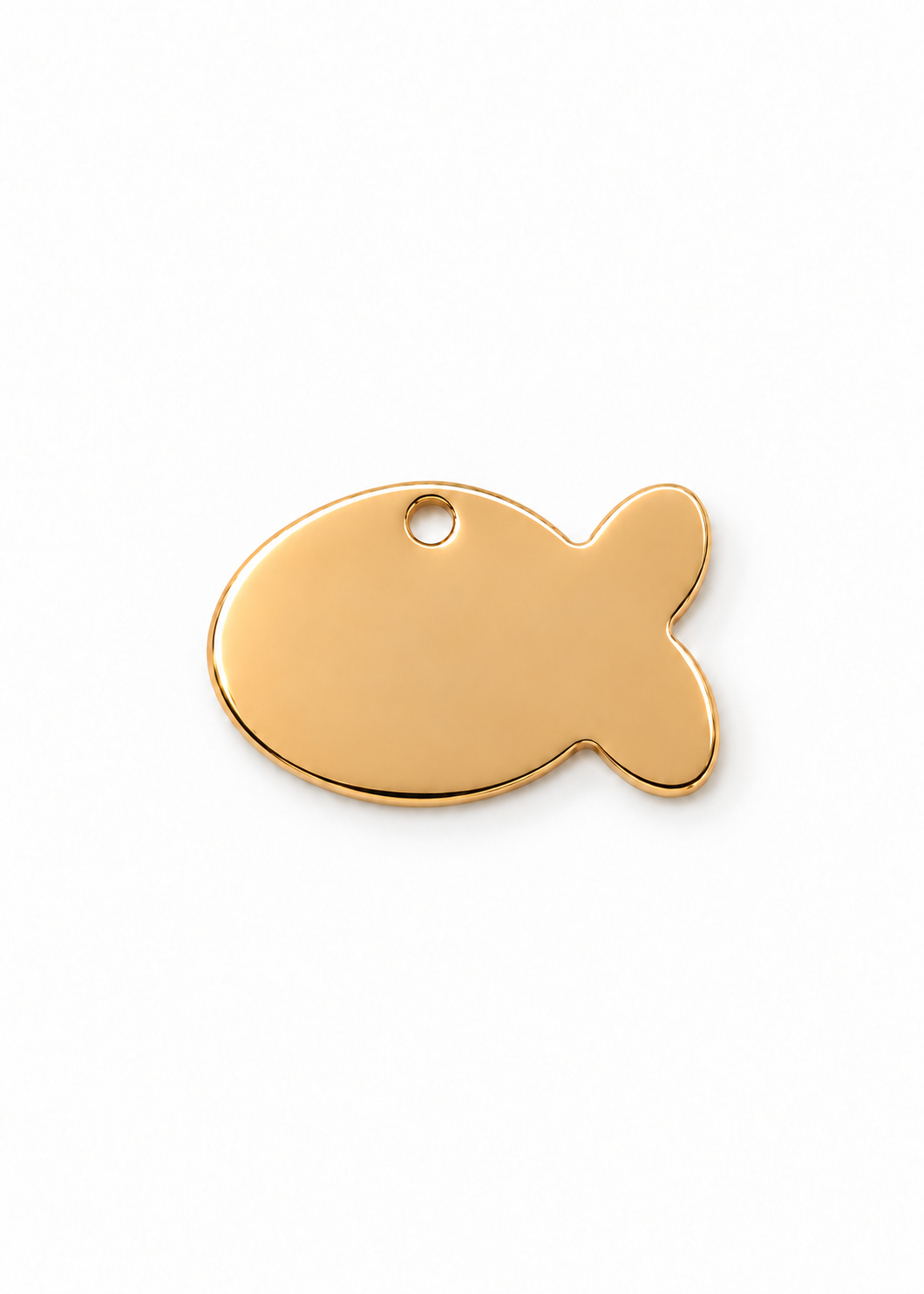 Fish Engraved ID Tag