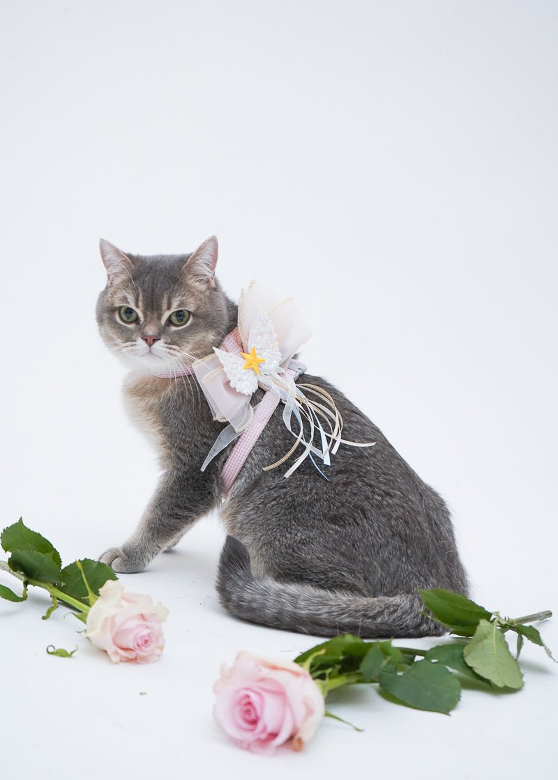 Give-Me-Wings Harness For Cat  (leash included)