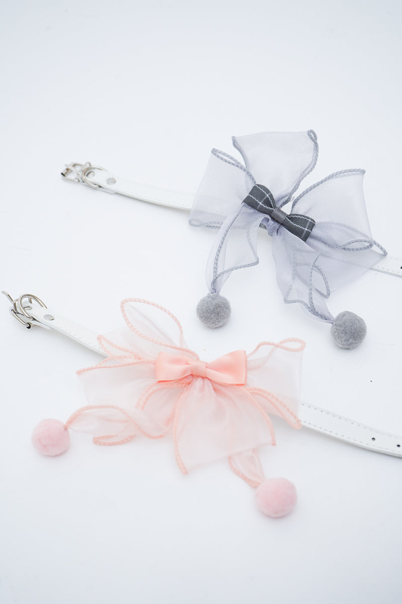 Sheer Bowtie Collar For Dog