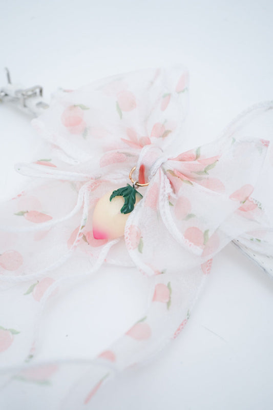 Peach Dream Bowtie Collar For Cat