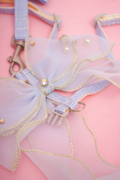 Pearl  Bowtie Harness For Dog (leash included)