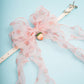 Peach Dream Bowtie Collar For Dog